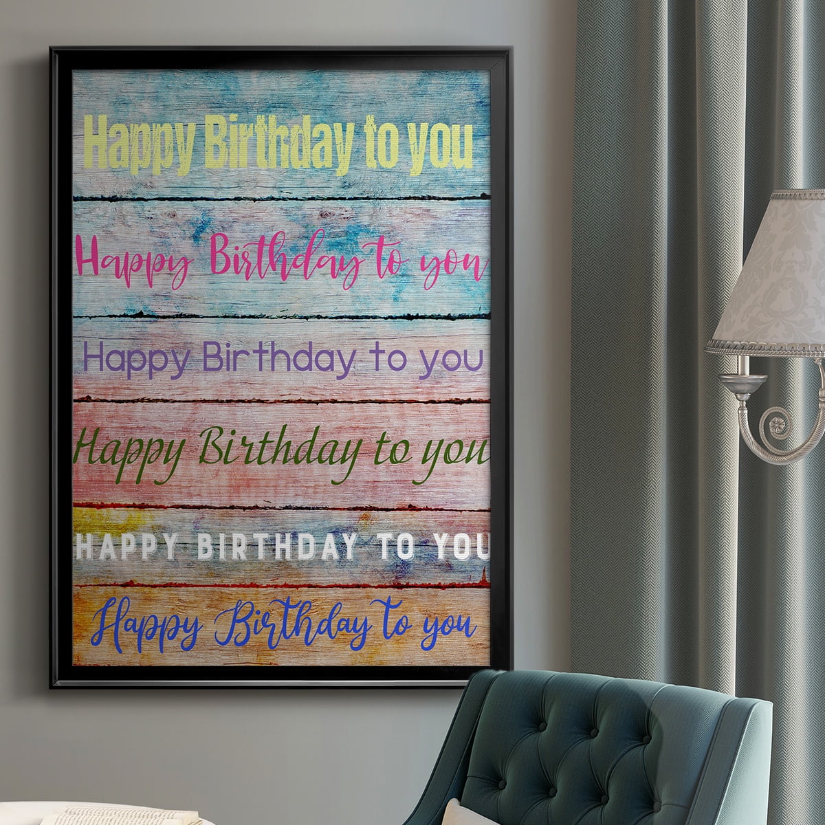 Birthday Song Premium Framed Print - Ready to Hang