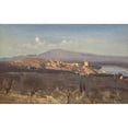 thumbnail image 3 of Jean-Baptiste-Camille Corot 14x11 Black Modern Framed Museum Art Print Titled - Villeneuve-Les-Avignon (1836), 3 of 5