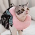 thumbnail image 1 of Adjustable Cat Cone Collar Soft,Recovery Collar,Cute Neck Cone After Surgery,Wound Healing Protective Cone Elizabethan Collars for Cat/Kitten/Small Do, 1 of 3