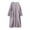 Purple, variant on Kilaqueen Flannel Nightgowns for Women Cozy Fuzzy Crew Neck Long Sleeve Ankle Length Sleepdress with Pockets Soft Solid Color Warm Winter Pullover Loungewear