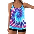 thumbnail image 2 of Traje de baño tankini de verano para mujer, talla grande, estampado, bikini dividido, traje de baño de dos piezas para mujer, trajes de baño tankini para mujer, traje de baño de 2 piezas para mujer, t, 2 of 5