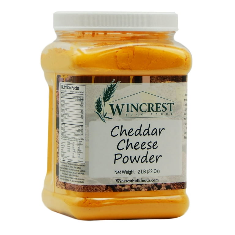 Wincrest BulkFoods Gourmet Cheddar Cheese Powder - 2 lb Size Tub