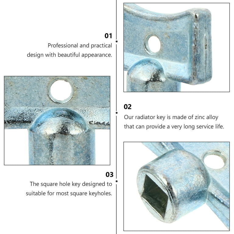 Radiator Bleed Key Sizes