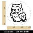 thumbnail image 2 of Kawaii Cute Owl Bird Rubber Stamp for Scrapbooking Crafting Stamping - Small 3/4 Inch, 2 of 7