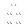 thumbnail image 1 of Pendientes colgantes Sonducket 10 Uds. forma sólida significativa joyería DIY Type5 NO5, 1 of 6