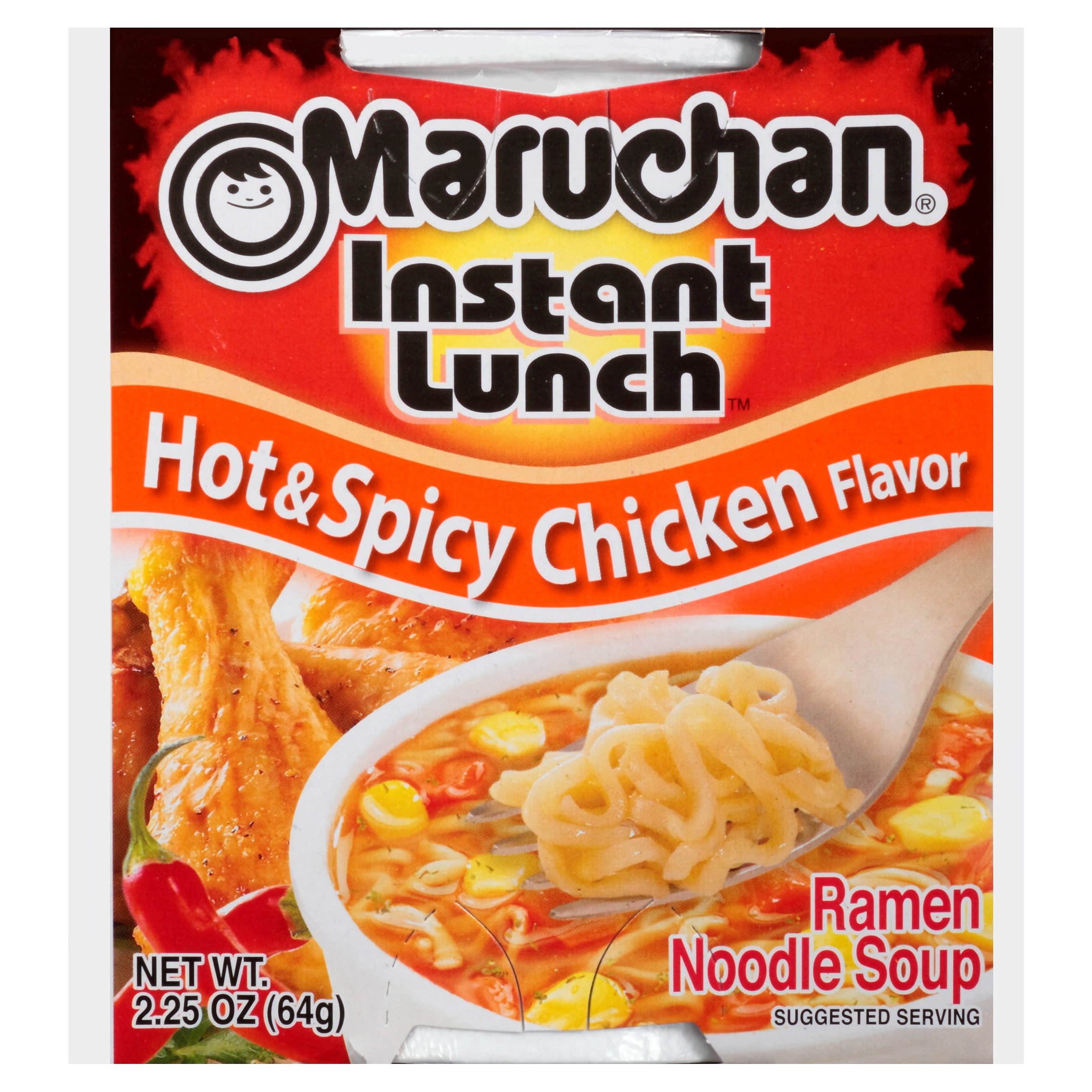 Maruchan Instant Hot Spicy Chicken Ramen Noodle Soup 2 25 Oz 