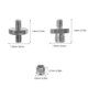 thumbnail image 2 of BESTYASH 1Jgo Tornillos De Montaje Para Cámara Con Tecnología Antideslizante Y Adaptador Para Trípode Y Accesorios, 2 of 7