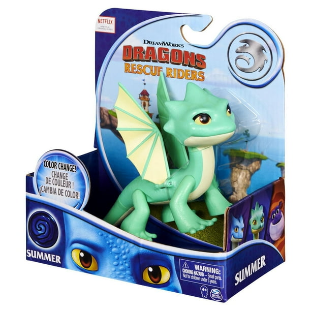 DreamWorks Dragons Rescue Riders, Summer Dragon Action Figure with