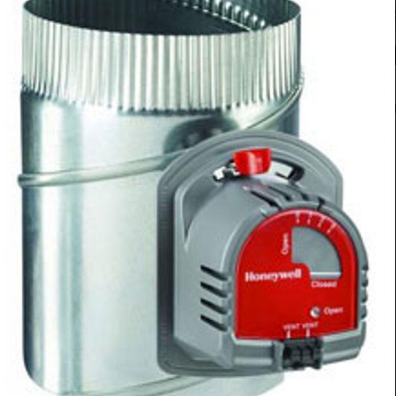 Honeywell Home Round Damper,Gr/Rd/Steel,6 in. Dia. EARD6TZ