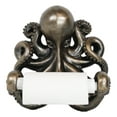 thumbnail image 2 of Nautical Ocean Kraken Cthulhu Octopus Toilet Paper Holder Bathroom Wall Decor, 2 of 10