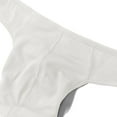 thumbnail image 4 of Pxiakgy mens briefs Men's Thongs Cotton Underwear Sports Underwear Men's Running Underwear Trackless And Fun T Pants White+XXL, 4 of 4