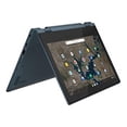 thumbnail image 3 of Lenovo Ideapad Flex 3 Chromebook - 11.6" Touchscreen 2-in-1 Laptop - Intel Celeron N4020-4GB - 32GB eMMC - Abyss Blue - Chrome OS - 82BB0009US, 3 of 5