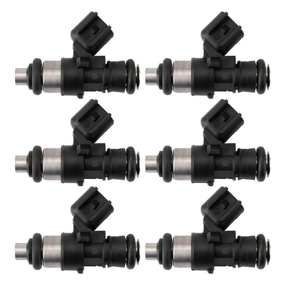 TRQ Fuel Injector Set Fits 2009-2012 Ford 2009-2011 Mazda 2009-2011 Mercury FIA60746