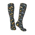 thumbnail image 4 of Daiia Sports Socks Flowers Butterfly Printed Novelty Crew Socks for Men Women Knee High Socks Cotton Socks Soft & Breathable Support Unisex Socks, 4 of 9