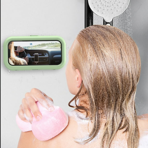 2023 Summer Savings WJSXC Bluetooth headphones Clearance Shower Phone Holder Waterproof For Bathroom Rotation Shower Phone Case Shower Phone Stand