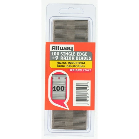 Allway Tools SEB100VP 100-Count Single Edge Razor Blades