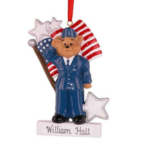 Air Force Personalized Christmas Ornament , Military Christmas Ornament, Christmas Decoration for Tree, Christmas Tree Ornament