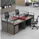 thumbnail image 2 of Executive Workbench Office Desk Combination Simplicity Modern Clerk Office Desk Storage Computer Escritorio Furniture QF50OD My Lux Decor Round, 2 of 15