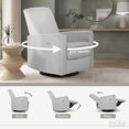 thumbnail image 3 of Evolur Harlow Deluxe Glider, Power Recliner, and Rocker With USB Charging Port, 3 of 6