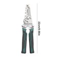 thumbnail image 4 of 18 en 1 Herramienta Engaño Alambre Cable Plegable () Verde, 4 of 4