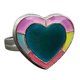 thumbnail image 3 of Anillo de estado de ánimo con cambio de color Noctilucencia en forma de corazón, banda ajustable para expresar emociones y sentimientos, 3 of 9