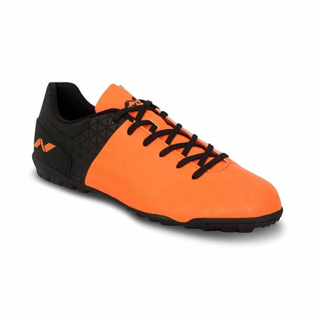 

Nivia Men s Aviator 102705 Football Futsal Shoes UK 8 (Orange/Black)
