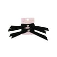 thumbnail image 4 of Packed Party Black Velvet Hair Bows, 2 Hair Clips, 4 of 5