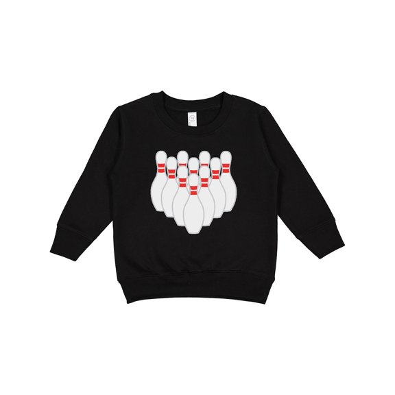 Inktastic Ten Pins for Bowling Toddler Sweatshirt