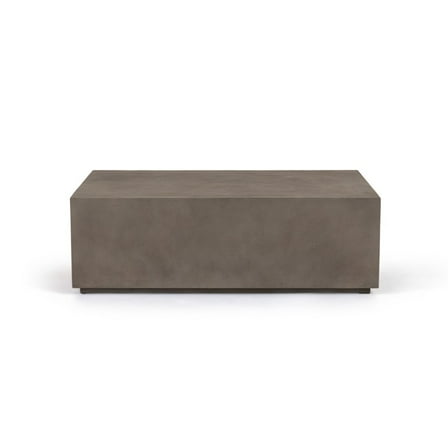 Modrest Fresno - Modern Grey Concrete Coffee Table