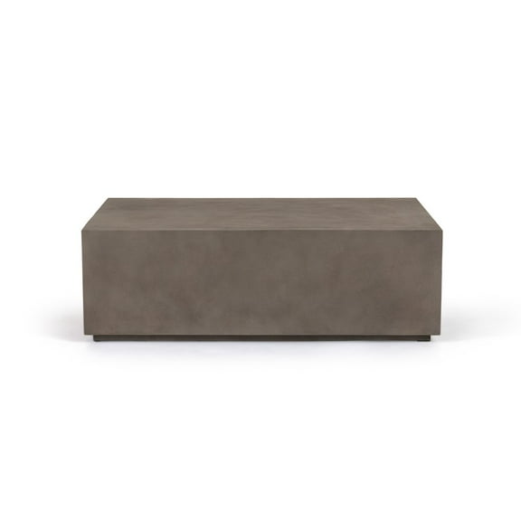 Modrest Fresno - Modern Grey Concrete Coffee Table