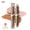 Lotus Root Pink Highlight + Coffee Contour, variant on Dual-End Cream Contour Stick, Natural Highlight & Light Coffee Shading Stick, All-Day Wear Face Makeup for Wheat Skin