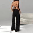 thumbnail image 3 of Women's Fashionable High-End Backless Slim Fit Sleeveless Vest And Trouser Set, Size S-2XL, 3 of 4
