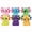 Pink, variant on TOYOUME Cute Sequined Salamander Maltose Squishy Toy—Soft Stress-Relief Squeeze Toy, Pink