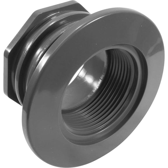 Custom Molded P Gunite Pool Fitting Water Stop 25523-107-000 Dark Gray 1.5 Inch FIP x S