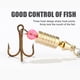 thumbnail image 3 of Crankbait De Lentejuelas 5 uds anzuelos de Metal con cebos giratorios de Metal de plumas para agua dulce y salada, 3 of 9