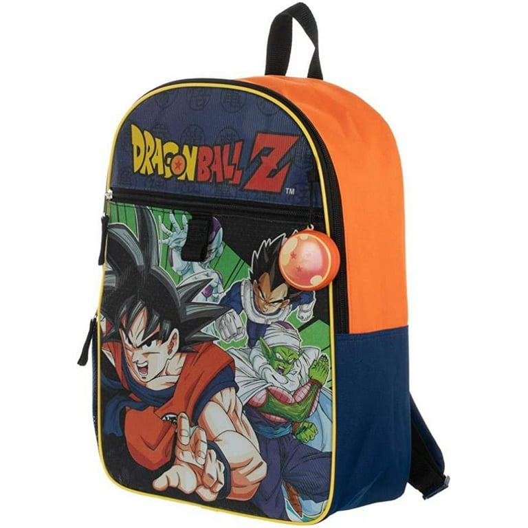 Dragon Ball Z Kids' Backpack with Lunch Bag 4-Piece Set Multi-Color 