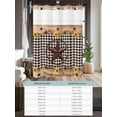 thumbnail image 6 of No Hook Cloth Fabric Shower Curtain with Snap in Liner, Star Country Waterproof Shower Curtains Set with See Through Top Window, Farmhouse Sunflower Texas Retro Checkered Bath Curtains Shower 72"x72", 6 of 6