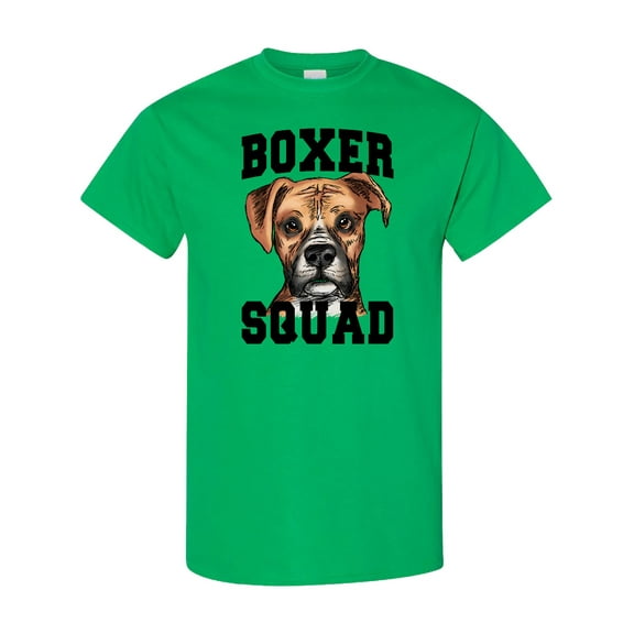 Inktastic Dog Boxer Squad T-Shirt