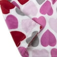 thumbnail image 3 of Baby Essentials Minky Doll Animal Snuggler Blanket for Newborns, Infants, Toddlers, Cuddling, Naptime and Bedtime in Pink Hearts Bear, 3 of 6