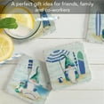 thumbnail image 6 of Thirstystone Coastal Gnomes 4-Pack Tumbled Tile Coasters, 6 of 7