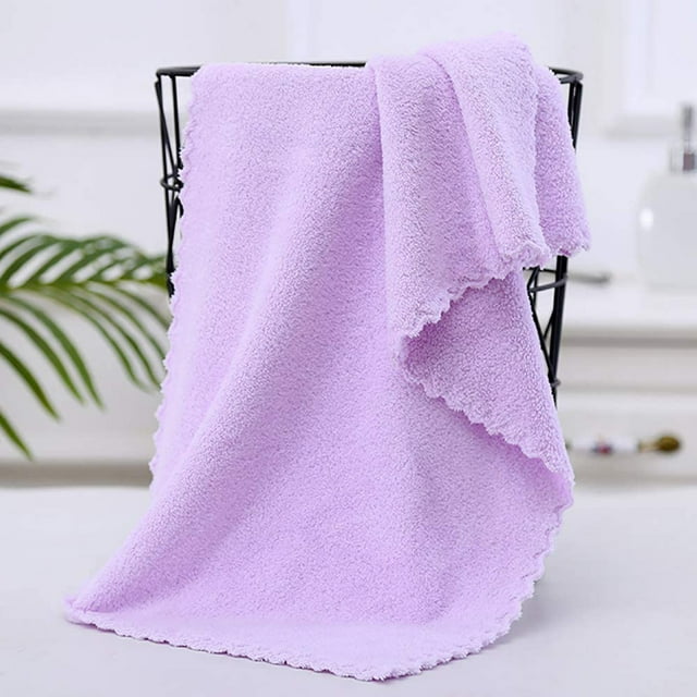 Pompotops Cotton 2 In 1 Bath Towel And Face Towel Soft-Bath Towels Set OF 2pc Clearance