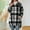 Black, variant on Plaid Shirts for Women Oversized Zip up Long Shacket Jacket Fall Flannel Hooded Trench Coats with Pockets New Open Front Outerwear for Women Red XXL