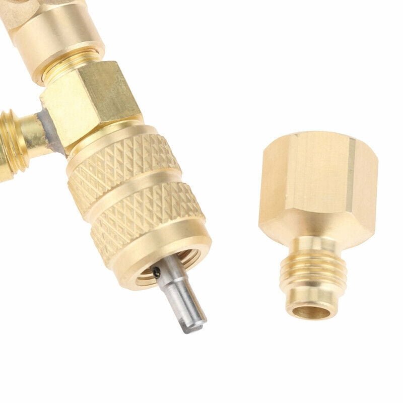 JIAHAOO Efficient HVAC Maintenance Solution: Valve Core Remover Installer Tool with Dual Size Connectors