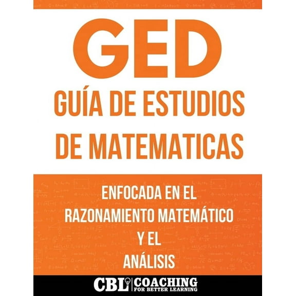 GED GuÃÂa de Estudios de Matematicas, (Paperback)