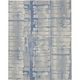 thumbnail image 3 of Nourison  Symmetry Textured Area Rug Blue/Grey 7'9" x 9'9" 8' x 10' Blue, Grey, 3 of 6