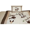 thumbnail image 3 of BabyFad Monkey 9 Piece Crib Bedding Set, 3 of 5