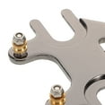thumbnail image 3 of GAXIRE Guitar Bone Bridge Guitar String Tuning Device Electroplated Metal 1Pack for Musicians During Travels, 3 of 8