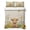 Cream, Golden, Lavender, Tan, variant on 3 Pieces Queen Quilt Set,Farm Blossom Sunflower Soft Bedding Sets with 1 Quilt & 2 Pillow Shams,Country Green Leaves Summer Bedspread Lightweight Coverlet Comforter