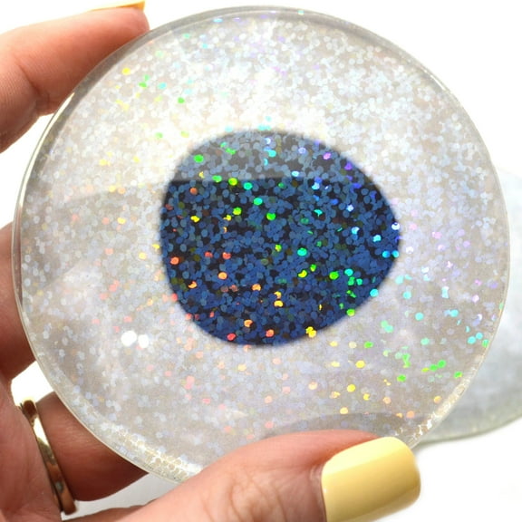 Mother of Pearl Iridescent Fish Glass Eyes