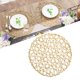 thumbnail image 4 of Manteles individuales , vajilla decorativa resistente a las , utensilio, manteles aislamiento térmico, manteles individuale Oro Soledad Manteles individuales, 4 of 10